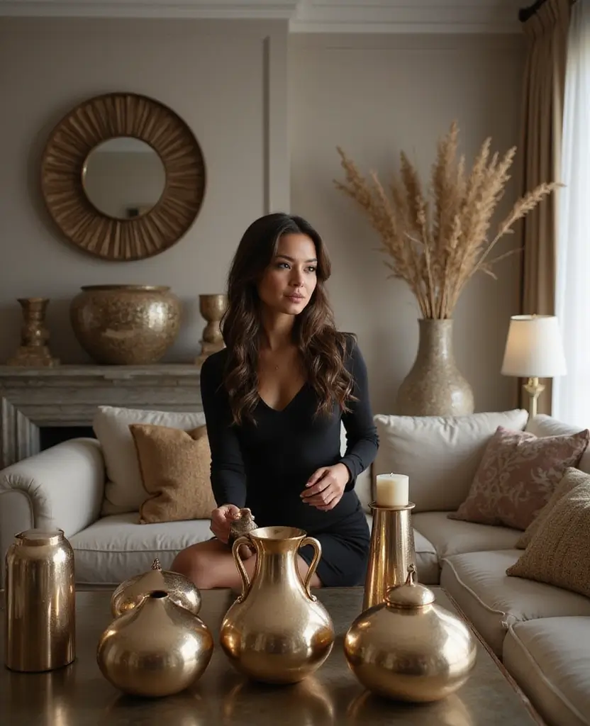 19 Modern Christmas Apartment Decor Ideas That Will Make Your Home the Talk of the Town! 42 19 Modern Christmas Apartment Decor Ideas That Will Make Your Home the Talk of the Town! - 7. Metallic Accents