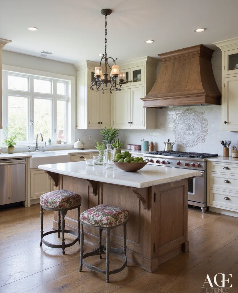 19 Modern Cottage Kitchen Designs That Blend Style and Comfort Perfectly! 17 19 Modern Cottage Kitchen Designs That Blend Style and Comfort Perfectly! - 16. Mixing Old and New