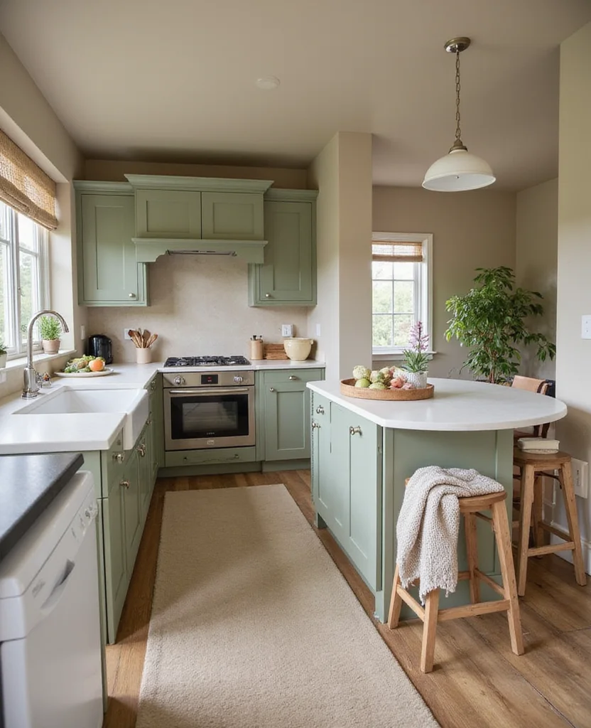 19 Modern Cottage Kitchen Designs That Blend Style and Comfort Perfectly! 6 19 Modern Cottage Kitchen Designs That Blend Style and Comfort Perfectly! - 5. Earthy Color Schemes