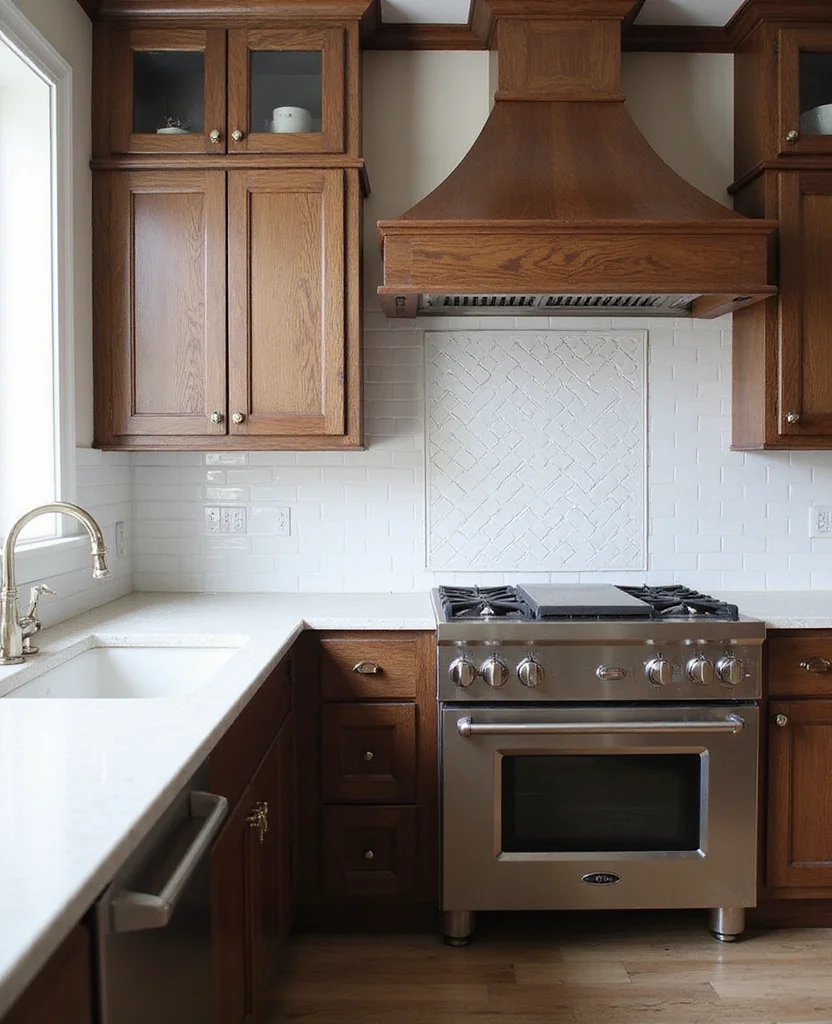 19 Mosaic Backsplash Kitchen Inspirations That Will Leave You Breathless! - 1. Classic White Subway Mosaic