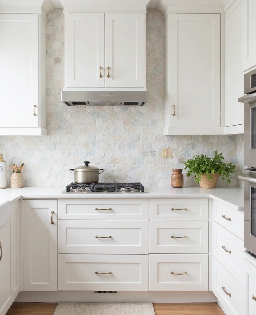 19 Mosaic Backsplash Kitchen Inspirations That Will Leave You Breathless! - 18. Soft Pastels for Serenity