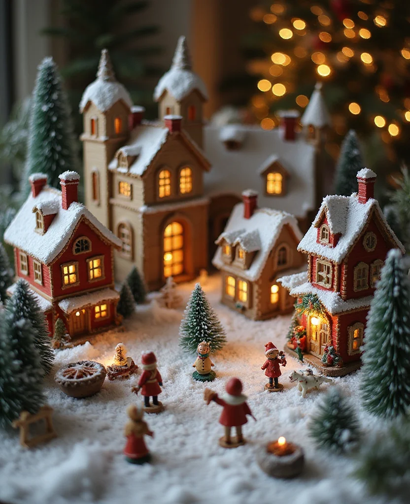 19 Old-Fashioned Christmas Decorations That Will Bring Back Magical Memories! - 11. Christmas Village Displays