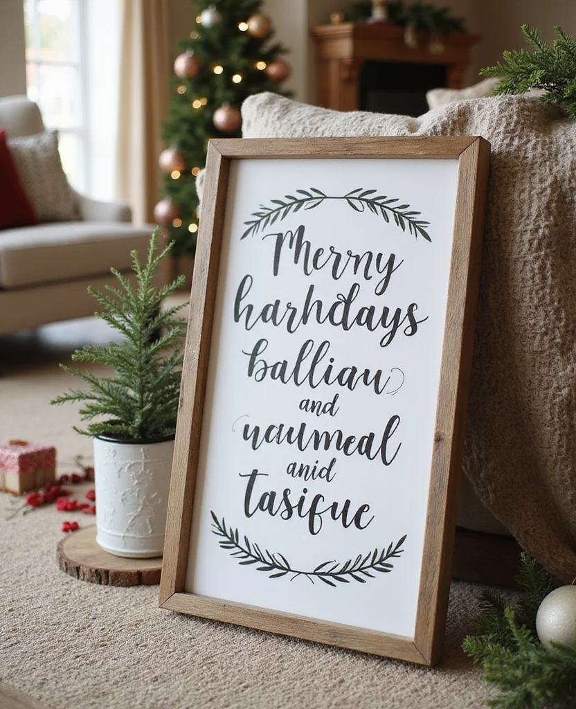 19 Old-Fashioned Christmas Decorations That Will Bring Back Magical Memories! - 17. Rustic Wooden Signs