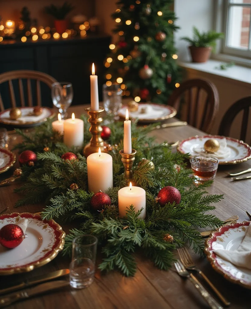 19 Old-Fashioned Christmas Decorations That Will Bring Back Magical Memories! - 19. Festive Table Centerpieces