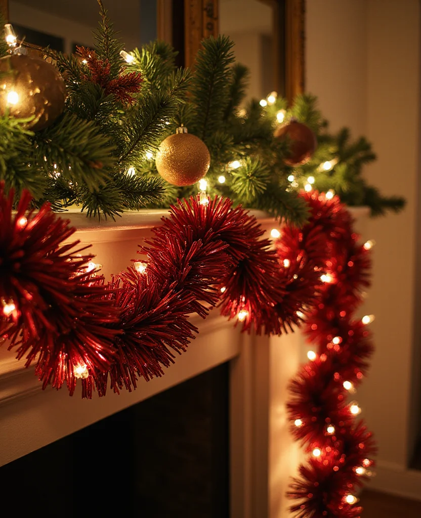 19 Old-Fashioned Christmas Decorations That Will Bring Back Magical Memories! - 7. Tinsel Garland
