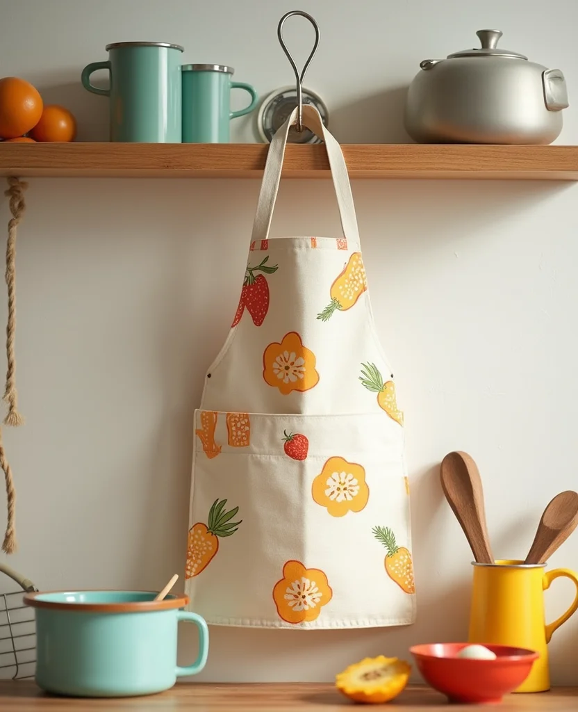 19 Playful Kitschy Kitchen Ideas That'll Make Cooking a Blast! 125 19 Playful Kitschy Kitchen Ideas That'll Make Cooking a Blast! - 18. Playful Baking Aprons