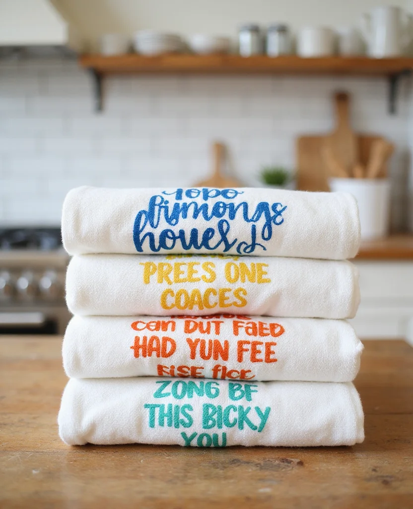19 Playful Kitschy Kitchen Ideas That'll Make Cooking a Blast! 37 19 Playful Kitschy Kitchen Ideas That'll Make Cooking a Blast! - 6. Whimsical Kitchen Towels