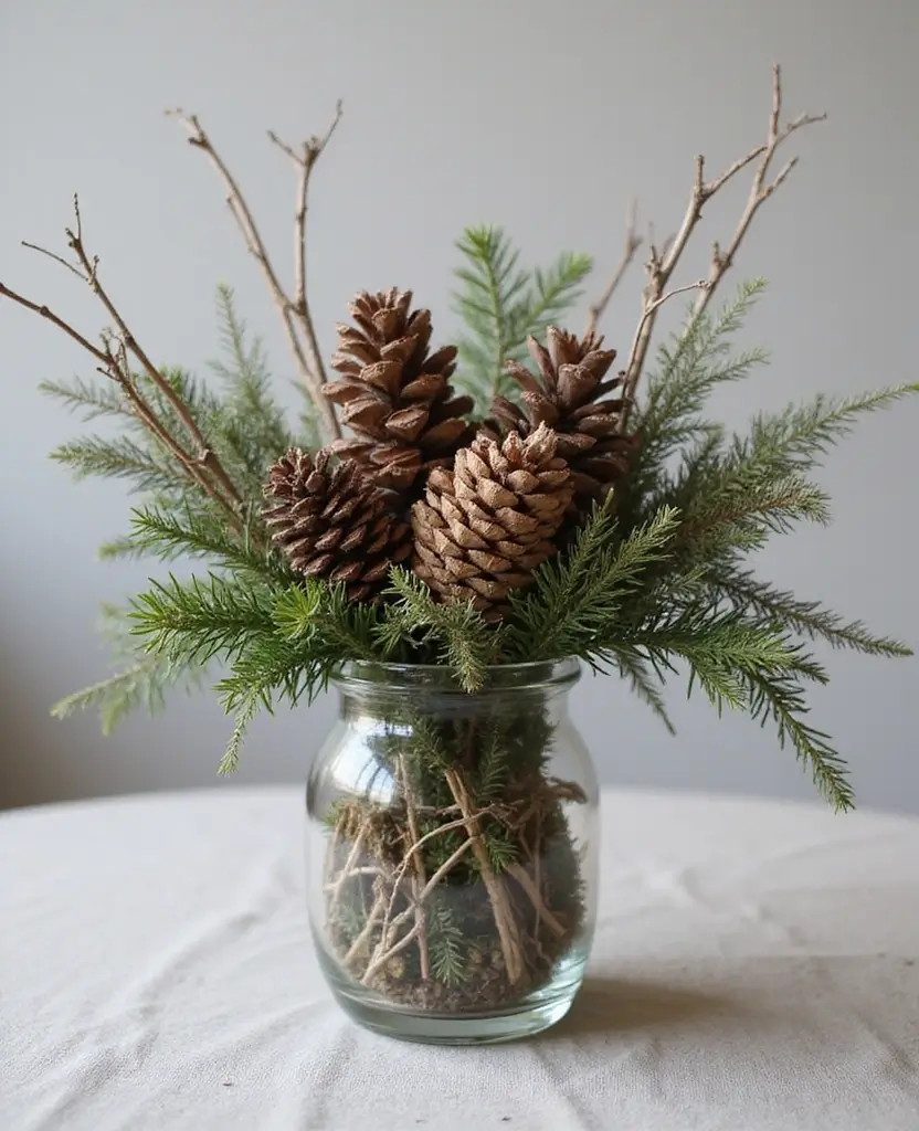 19 Scandinavian Christmas Decor Ideas for Your Living Room That'll Make You Feel All the Holiday Vibes! 16 19 Scandinavian Christmas Decor Ideas for Your Living Room That'll Make You Feel All the Holiday Vibes! - 3. Natural Elements Everywhere