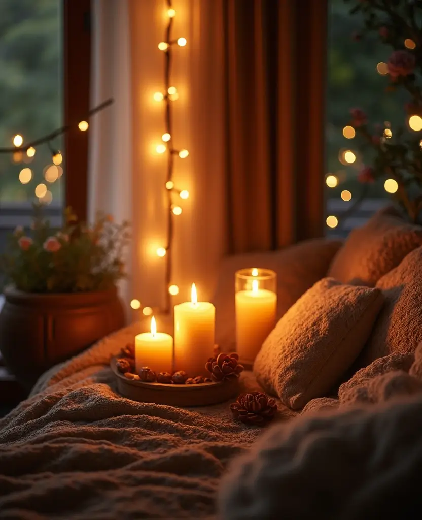 19 Scandinavian Christmas Decor Ideas for Your Living Room That'll Make You Feel All the Holiday Vibes! 23 19 Scandinavian Christmas Decor Ideas for Your Living Room That'll Make You Feel All the Holiday Vibes! - 4. Soft Lighting for a Warm Glow