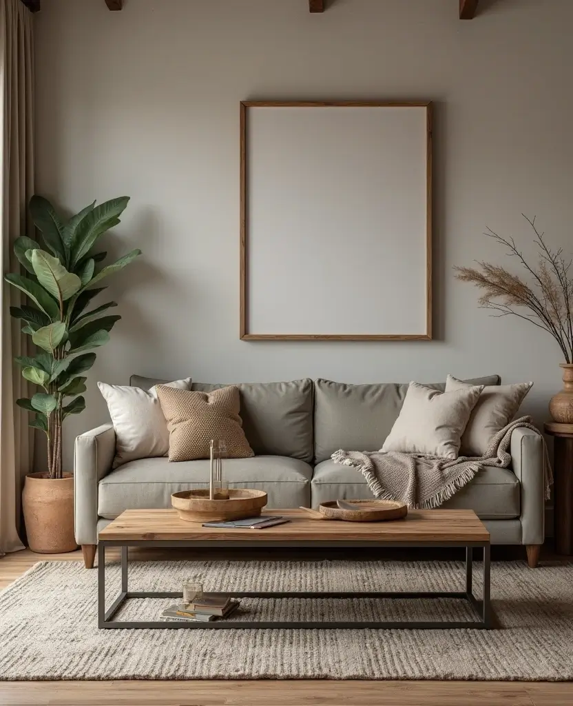 19 Scandinavian Christmas Decor Ideas for Your Living Room That'll Make You Feel All the Holiday Vibes! 30 19 Scandinavian Christmas Decor Ideas for Your Living Room That'll Make You Feel All the Holiday Vibes! - 5. Wooden Accents for Rustic Charm