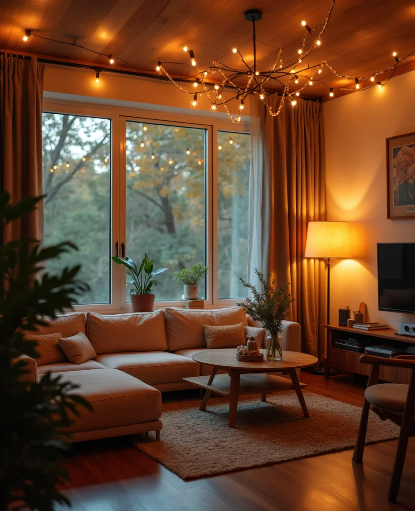 19 Stunning Cape Cod Living Room Decor Ideas You’ll Want to Steal Right Now! 111 19 Stunning Cape Cod Living Room Decor Ideas You’ll Want to Steal Right Now! - 16. Brightening Up with Lighting