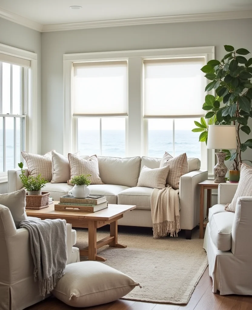 19 Stunning Cape Cod Living Room Decor Ideas You’ll Want to Steal Right Now! 132 19 Stunning Cape Cod Living Room Decor Ideas You’ll Want to Steal Right Now! - 19. Seasonal Decor Changes