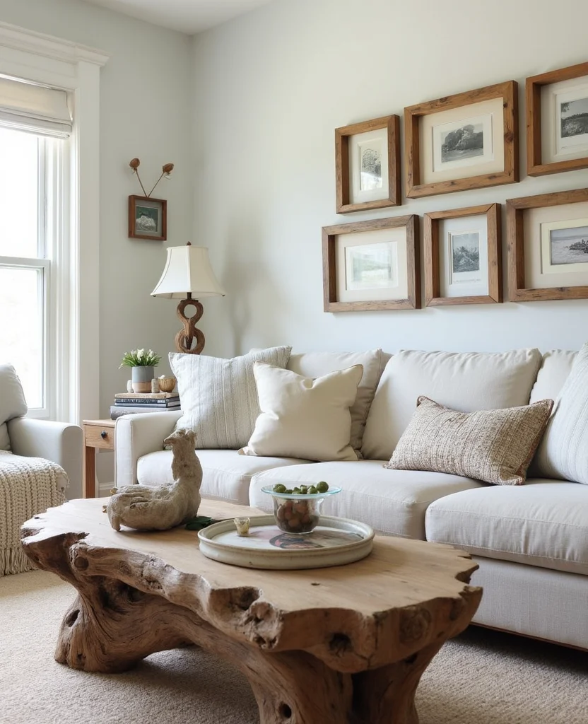 19 Stunning Cape Cod Living Room Decor Ideas You’ll Want to Steal Right Now! 23 19 Stunning Cape Cod Living Room Decor Ideas You’ll Want to Steal Right Now! - 4. Driftwood Decor