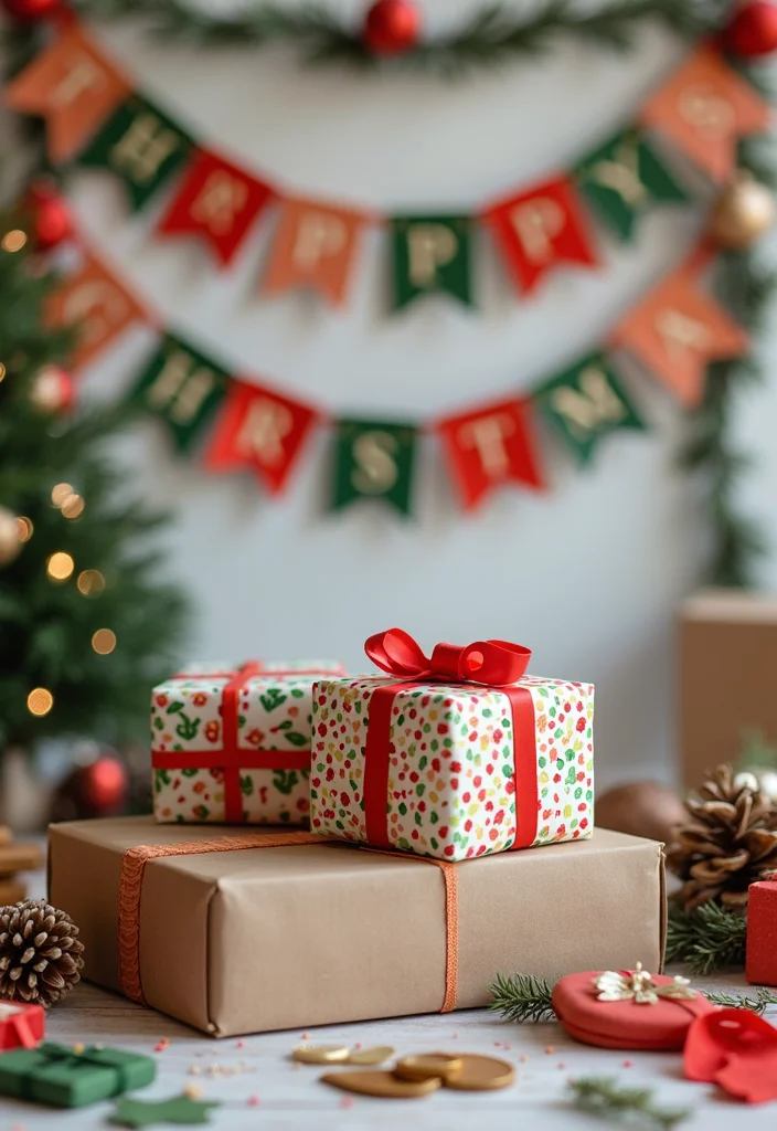 19 Stunning Christmas Garland Ideas That Will Transform Your Home This Holiday Season! - 19. Recycled Paper Gift Wrap Garland