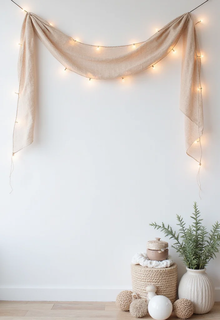19 Stunning Christmas Garland Ideas That Will Transform Your Home This Holiday Season! - 8. Scandinavian-Inspired Minimalist Garland