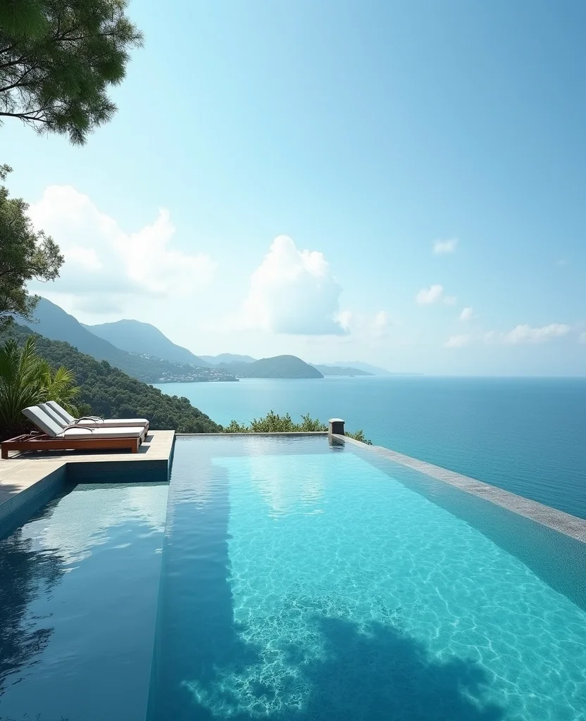 19 Stunning Lagoon Pool Backyard Ideas That'll Transform Your Yard into a Tropical Paradise! - 5. Infinity Edge Lagoon Pool