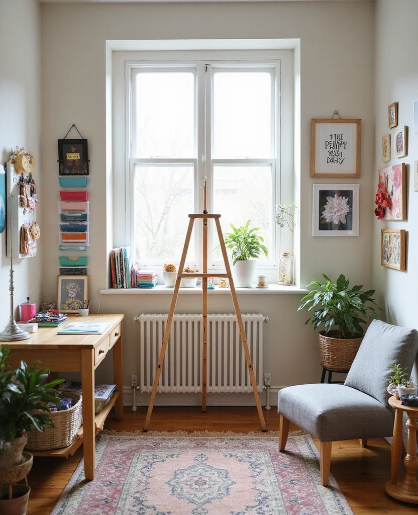 19 Stunning Living Room Alcove Ideas That'll Transform Your Space into a Cozy Retreat! 37 19 Stunning Living Room Alcove Ideas That'll Transform Your Space into a Cozy Retreat! - 6. The Creative Corner Alcove