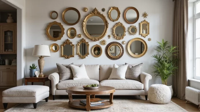 19 Stunning Living Room Mirror Decoration Ideas That Will Transform Your Space!