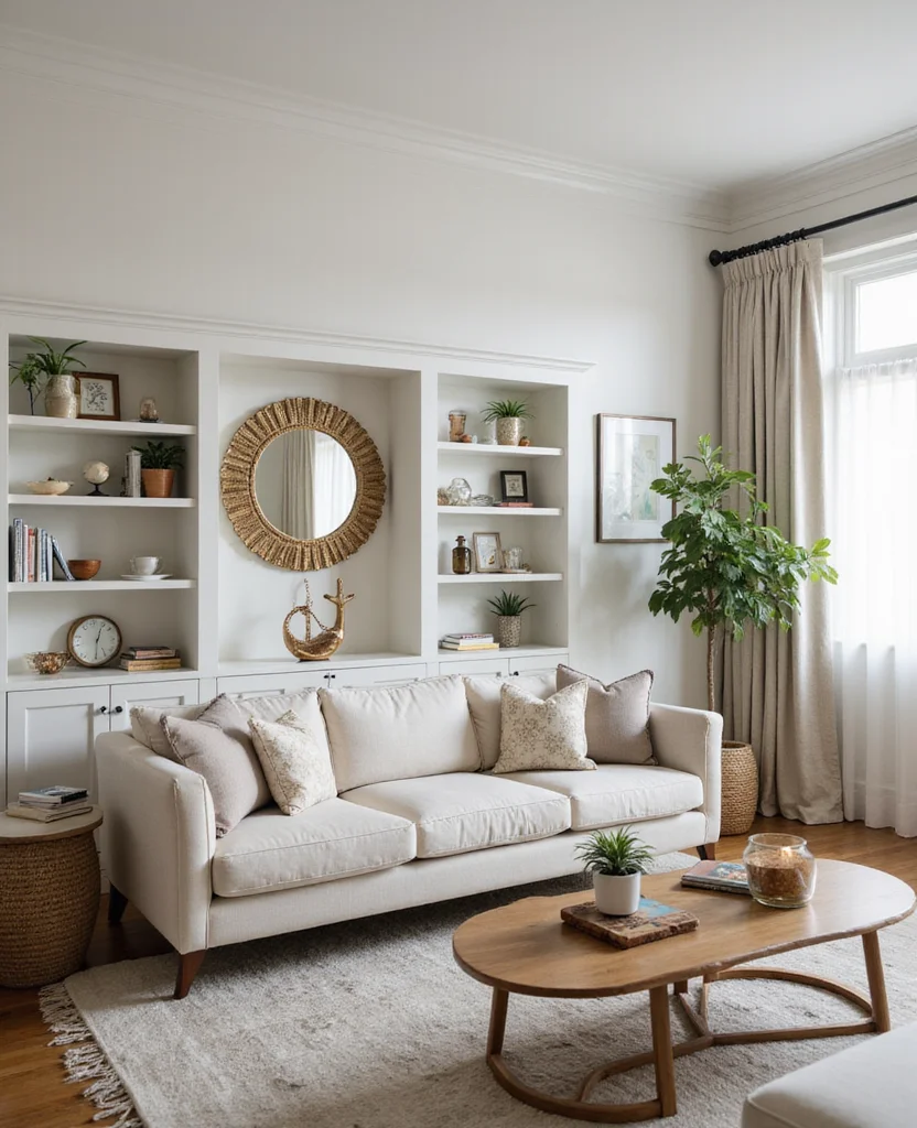 19 Stunning Living Room Mirror Decoration Ideas That Will Transform Your Space! 60 19 Stunning Living Room Mirror Decoration Ideas That Will Transform Your Space! - 9. Mirror Accents