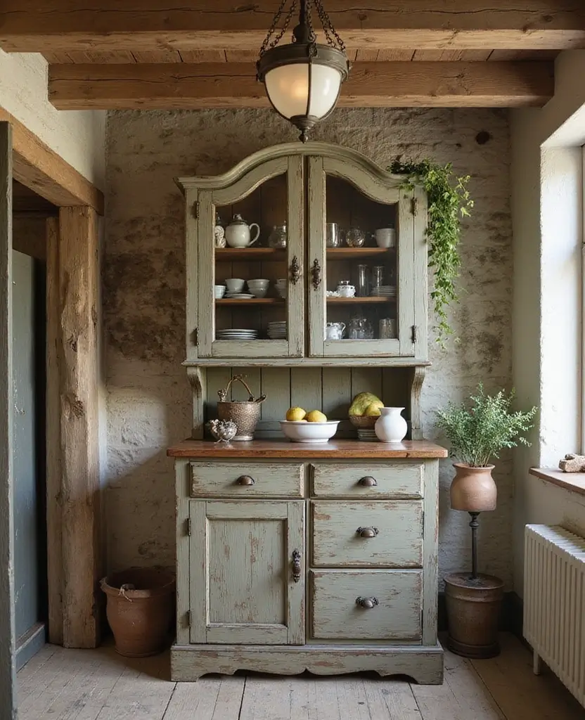 19 Stunning Primitive Kitchen Decor Ideas That Will Make You Want to Recreate Your Space! 104 19 Stunning Primitive Kitchen Decor Ideas That Will Make You Want to Recreate Your Space! - 15. Antique Furniture Pieces