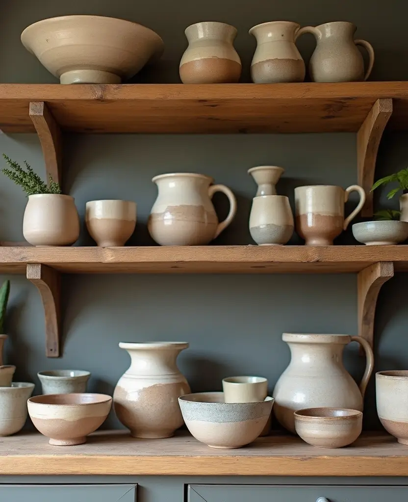 19 Stunning Primitive Kitchen Decor Ideas That Will Make You Want to Recreate Your Space! 23 19 Stunning Primitive Kitchen Decor Ideas That Will Make You Want to Recreate Your Space! - 4. Handcrafted Pottery