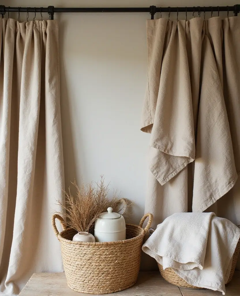 19 Stunning Primitive Kitchen Decor Ideas That Will Make You Want to Recreate Your Space! 30 19 Stunning Primitive Kitchen Decor Ideas That Will Make You Want to Recreate Your Space! - 5. Natural Fiber Textiles