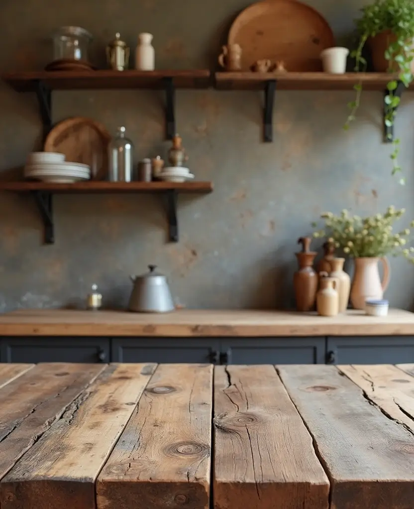 19 Stunning Primitive Kitchen Decor Ideas That Will Make You Want to Recreate Your Space! 37 19 Stunning Primitive Kitchen Decor Ideas That Will Make You Want to Recreate Your Space! - 6. Reclaimed Wood Accents