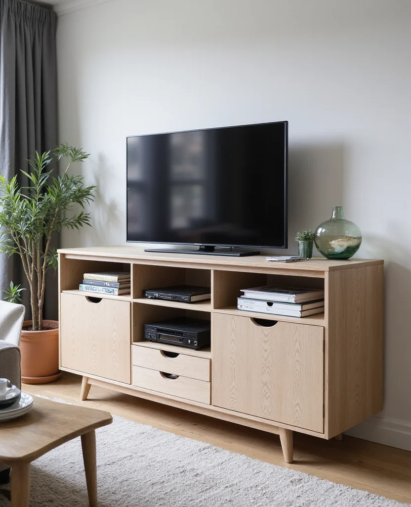 19 Stunning TV Cabinets for Your Living Room Makeover (You Won't Believe #7!) - 16. Space-Saving Designs