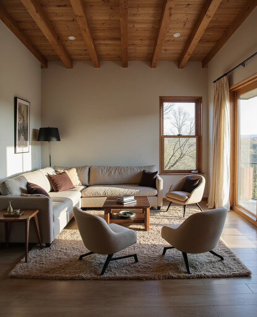 19 Trendy Modern Rustic Living Room Ideas That Are Totally In Right Now! - 10. Snug Seating Arrangements