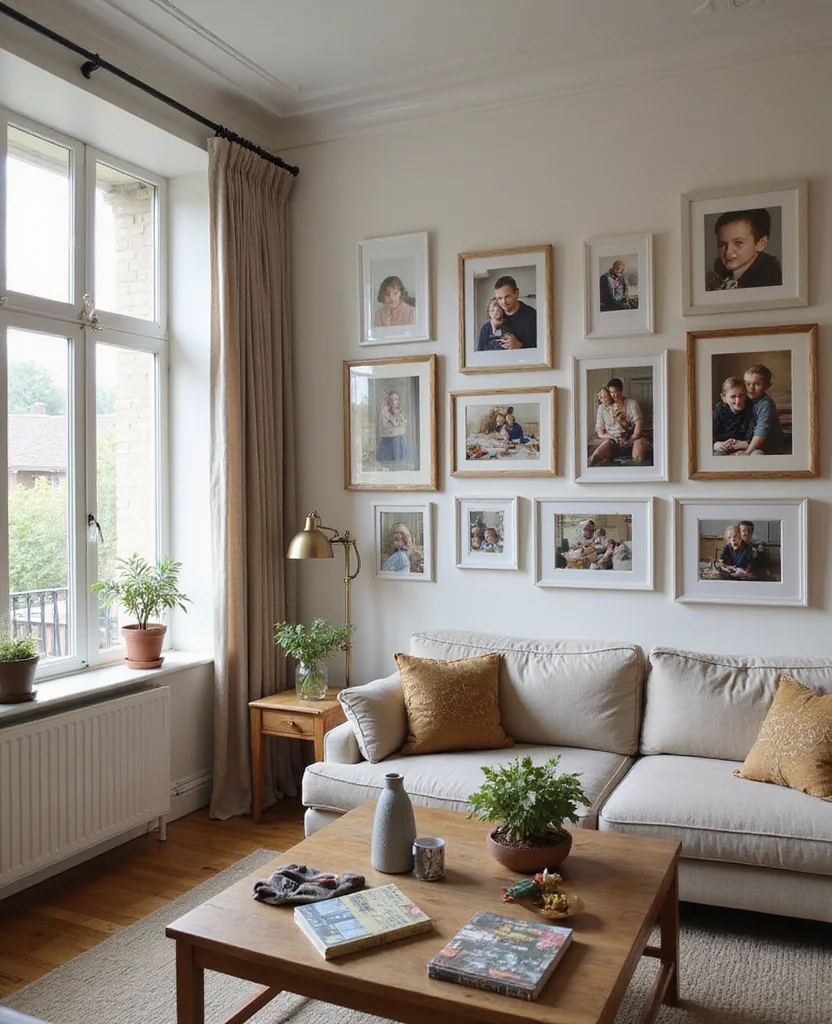 19 Trendy Modern Rustic Living Room Ideas That Are Totally In Right Now! - 17. Personalized Artwork