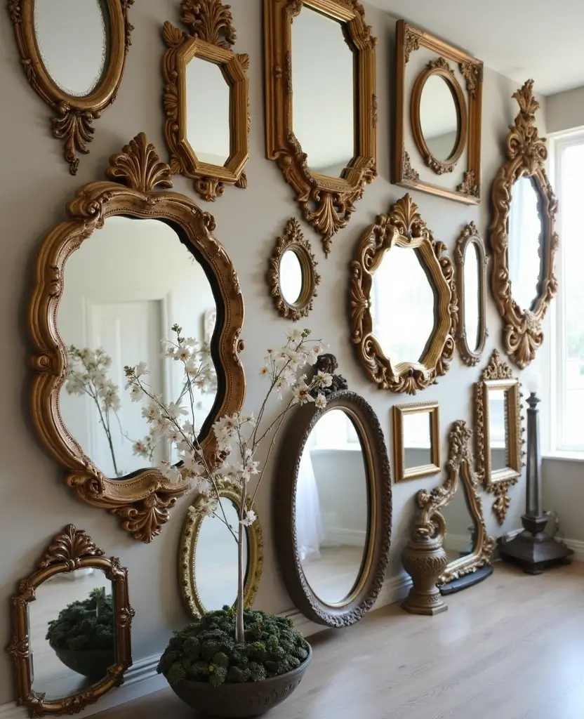 19 Trendy New Year Wall Decor Ideas for Gen Z That'll Transform Your Space! 72 19 Trendy New Year Wall Decor Ideas for Gen Z That'll Transform Your Space! - 11. Decorative Mirrors