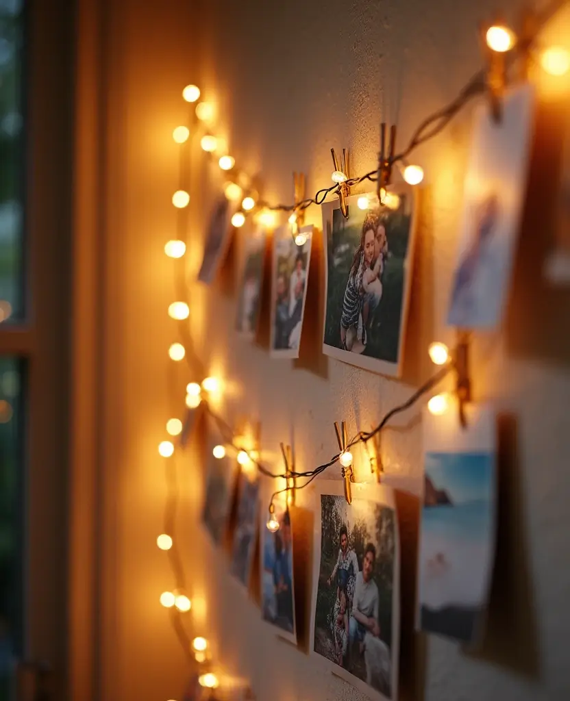 19 Trendy New Year Wall Decor Ideas for Gen Z That'll Transform Your Space! 79 19 Trendy New Year Wall Decor Ideas for Gen Z That'll Transform Your Space! - 12. String Lights & Clips