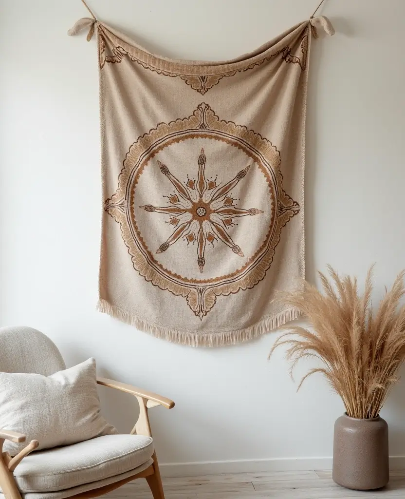 19 Trendy New Year Wall Decor Ideas for Gen Z That'll Transform Your Space! 35 19 Trendy New Year Wall Decor Ideas for Gen Z That'll Transform Your Space! - 6. Fabric Wall Hangings