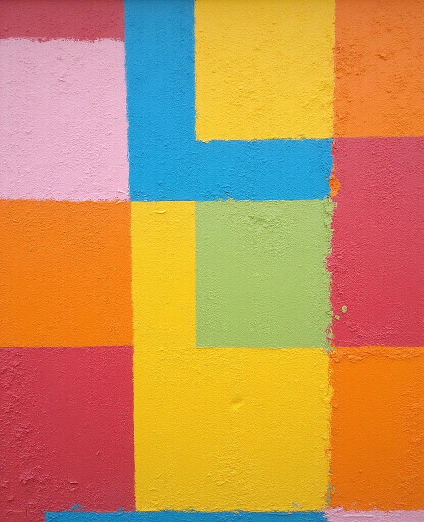 19 Trendy New Year Wall Decor Ideas for Gen Z That'll Transform Your Space! 58 19 Trendy New Year Wall Decor Ideas for Gen Z That'll Transform Your Space! - 9. Color Blocked Sections