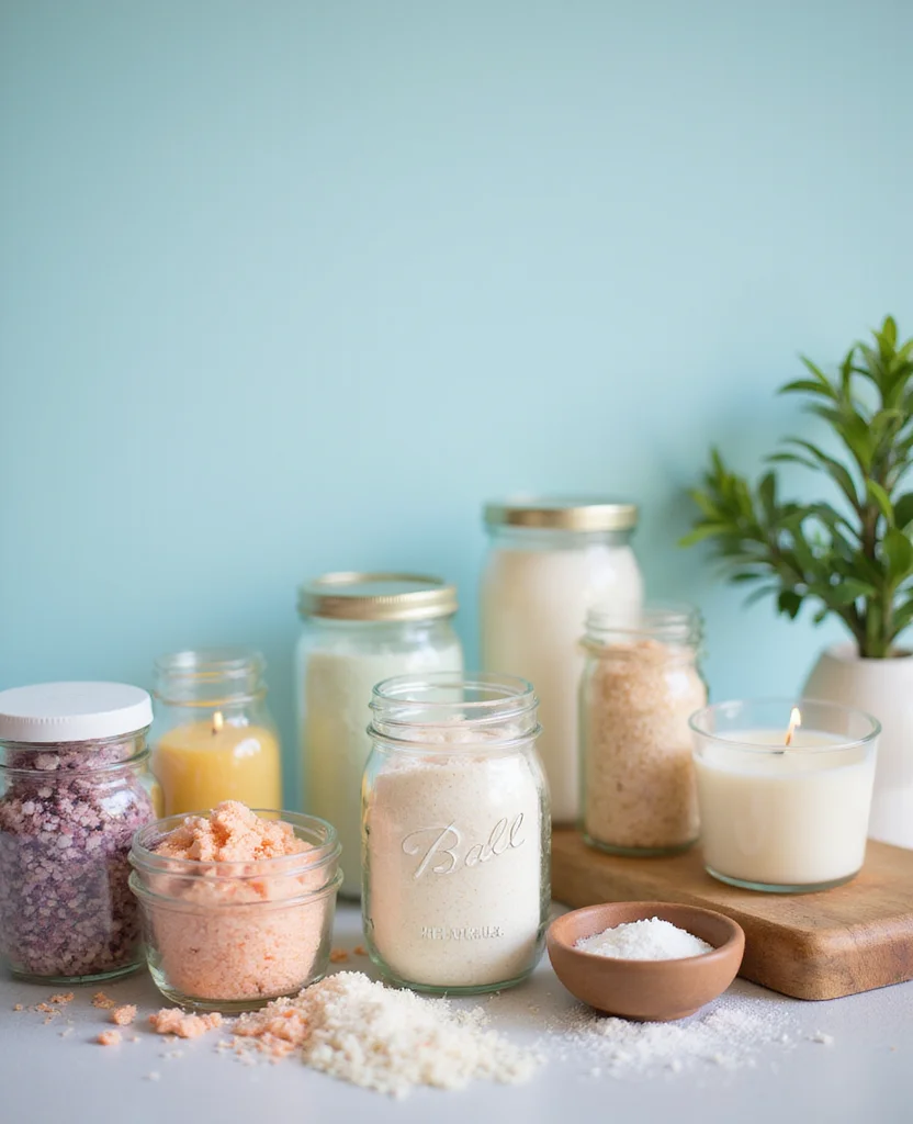 19 Unique DIY Christmas Gifts Under $10 That Will Wow Your Friends! - 2. Spa In A Jar