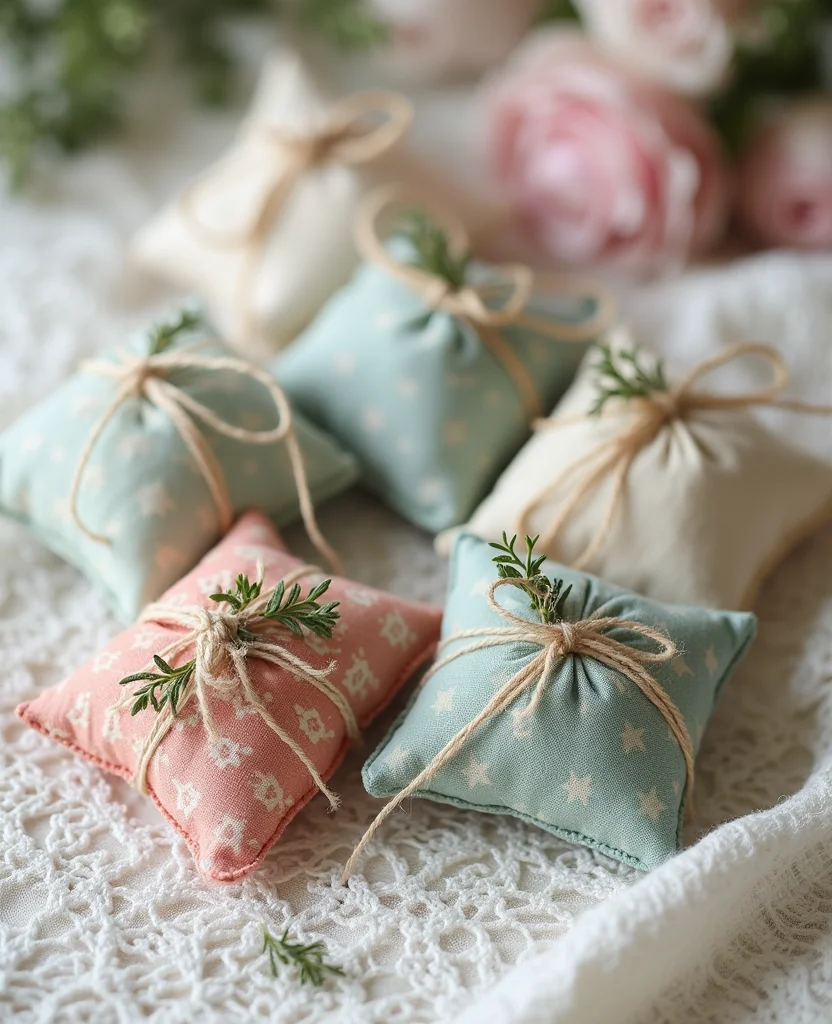 19 Unique DIY Christmas Gifts Under $10 That Will Wow Your Friends! - 8. Scented Sachets