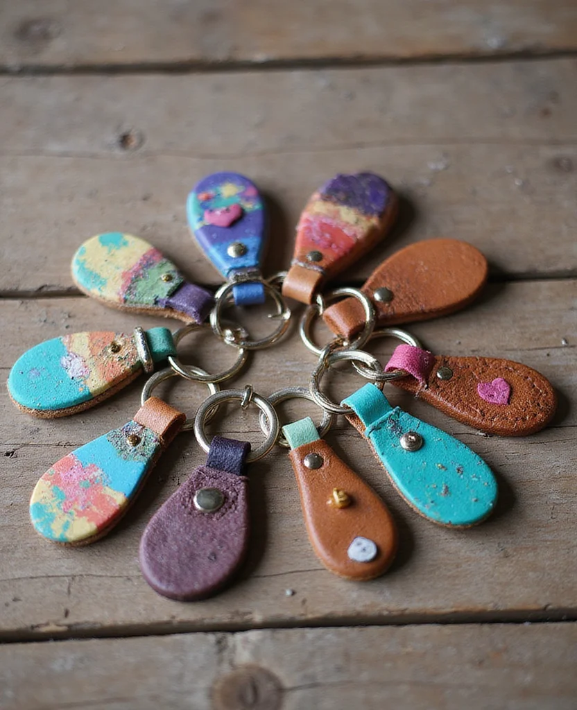 19 Unique DIY Christmas Gifts Under $10 That Will Wow Your Friends! - 9. DIY Keychains