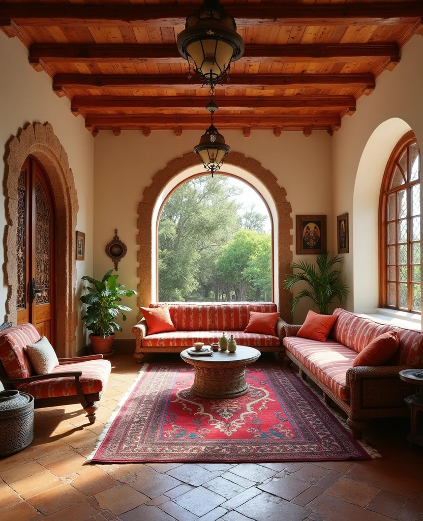 19 Vibrant Interiors: Mexican Living Room Designs That Will Inspire Your Next Makeover! 88 19 Vibrant Interiors: Mexican Living Room Designs That Will Inspire Your Next Makeover! - 13. A Touch of Tradition