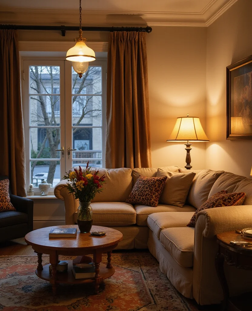 19 Vibrant Interiors: Mexican Living Room Designs That Will Inspire Your Next Makeover! 104 19 Vibrant Interiors: Mexican Living Room Designs That Will Inspire Your Next Makeover! - 15. Layered Lighting for Mood Setting