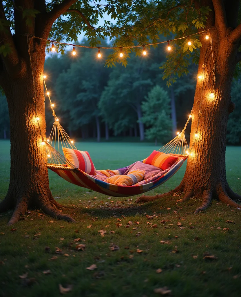 Create Your Zen: 19 Hippie Backyard Ideas for the Ultimate Chill Zone! - 1. Cozy Hammock Retreat