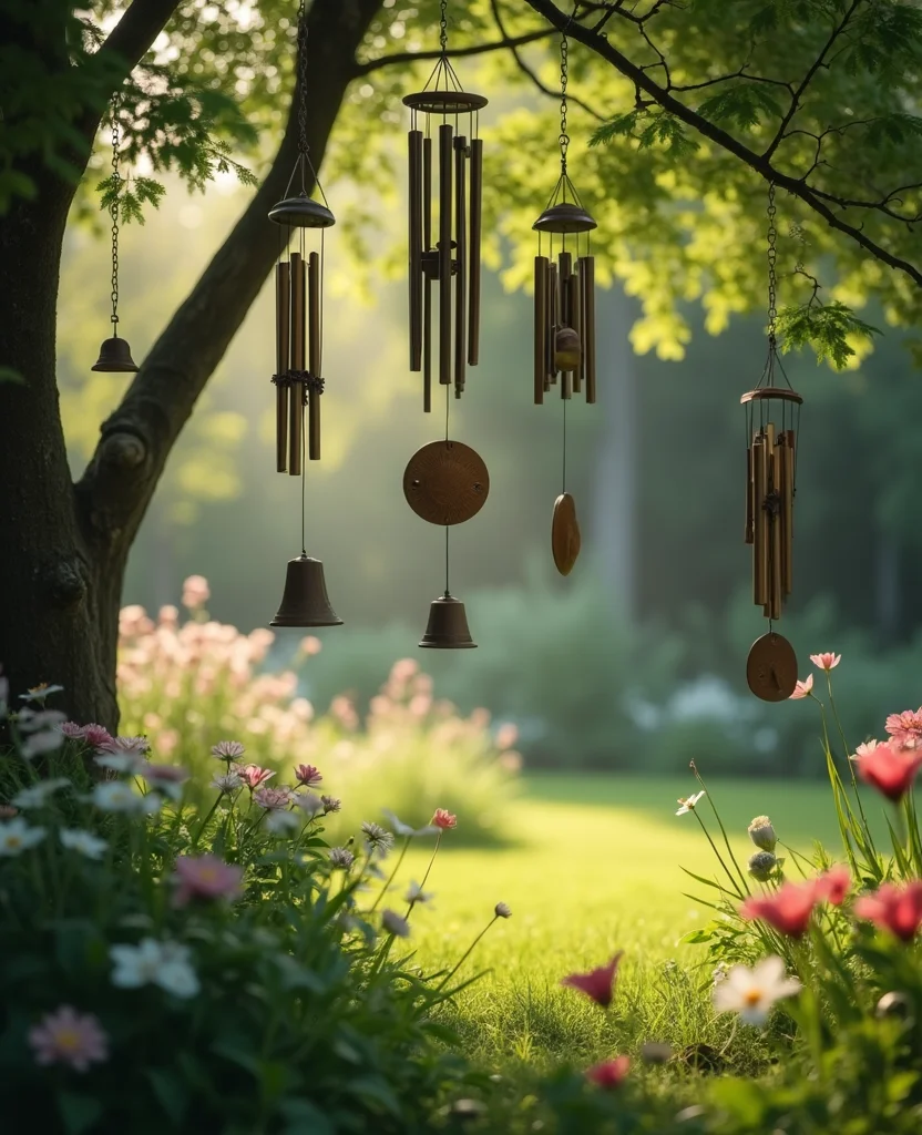 Create Your Zen: 19 Hippie Backyard Ideas for the Ultimate Chill Zone! - 14. Sound Garden