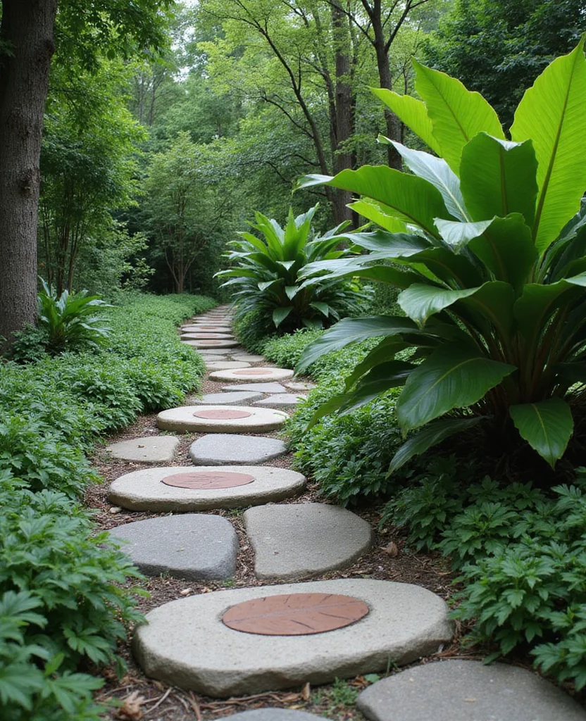 Create Your Zen: 19 Hippie Backyard Ideas for the Ultimate Chill Zone! - 3. Zen Stone Pathway