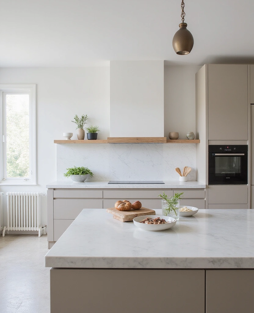 Discover 19 Kitchen Island Designs That Combine Style and Practicality! - 1. The Minimalist Marvel