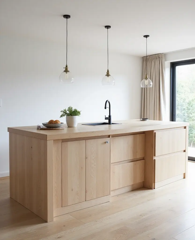 Discover 19 Kitchen Island Designs That Combine Style and Practicality! - 12. Scandinavian Style