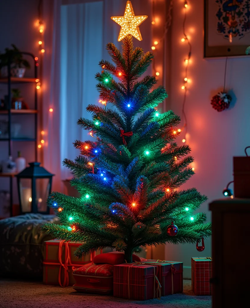 Discover the 19 Best Artificial Christmas Trees for 2025 (Your Holiday Cheer Starts Here!) 16 Discover the 19 Best Artificial Christmas Trees for 2025 (Your Holiday Cheer Starts Here!) - 15. Magnificent Multi-Color Lights