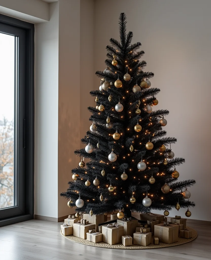 Discover the 19 Best Artificial Christmas Trees for 2025 (Your Holiday Cheer Starts Here!) 19 Discover the 19 Best Artificial Christmas Trees for 2025 (Your Holiday Cheer Starts Here!) - 18. The Minimalist Black Tree