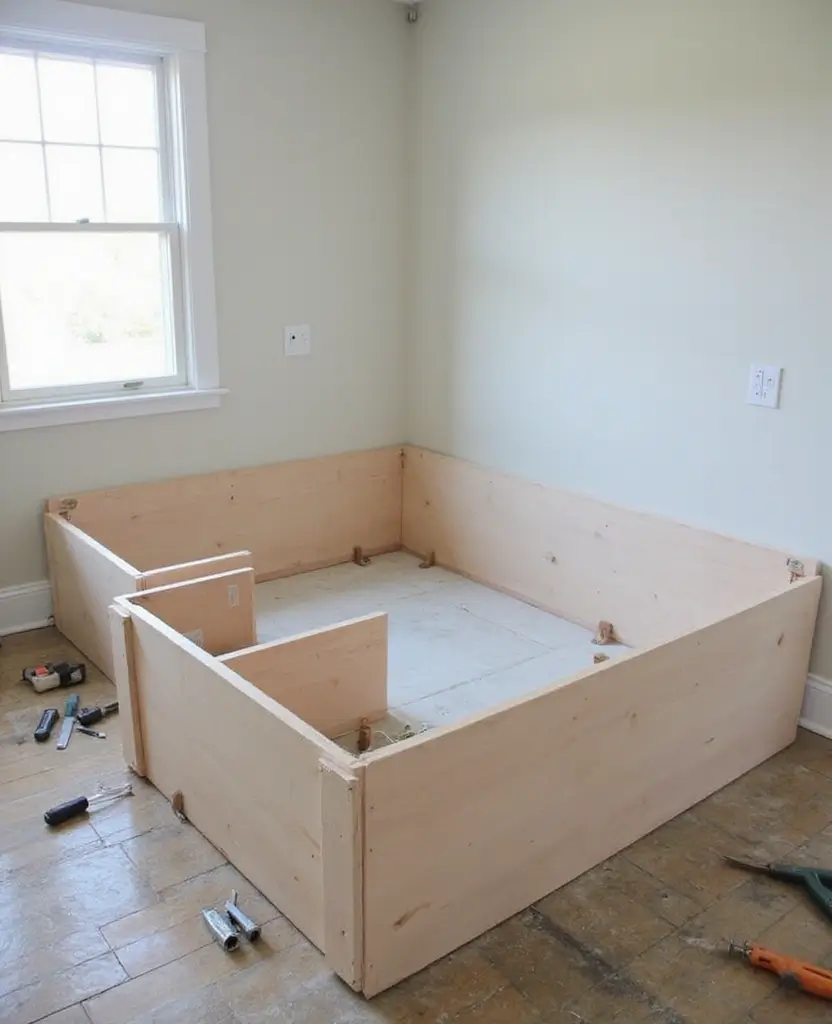 Elevate Your Kitchen: 7 Steps to Installing an Ogee Edge on Quartz Countertops! - Step 3: Preparing the Base