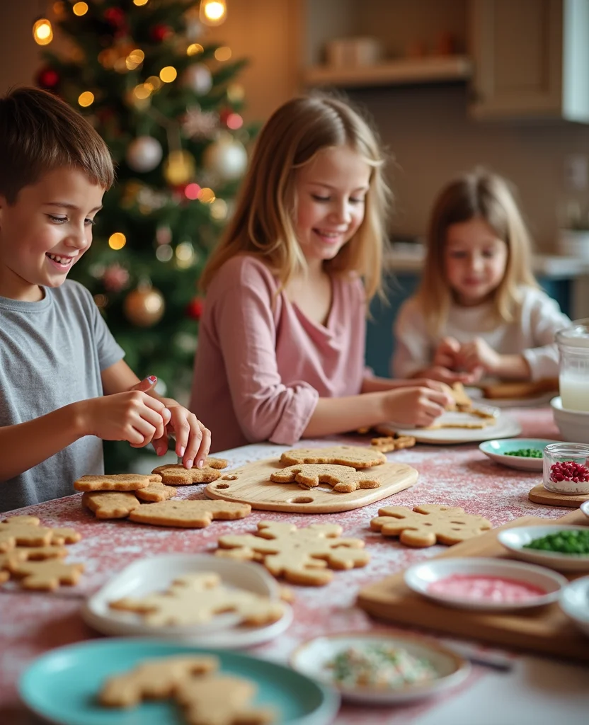 Get Creative: 19 Fun Gingerbread Kitchen Ideas You Never Knew You Needed! - 10. Gingerbread Cookie Decorating Station
