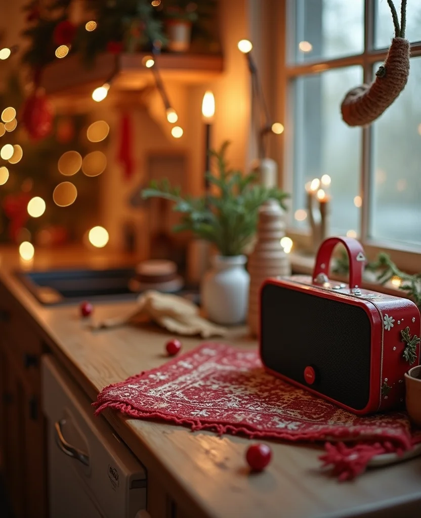 Get Creative: 19 Fun Gingerbread Kitchen Ideas You Never Knew You Needed! - 19. Gingerbread-Themed Holiday Playlist