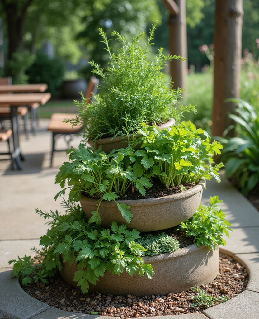 Transform Your Backyard with These 19 DIY Outdoor Kitchen Ideas (Your Friends Will Be Jealous!) - 13. Herb Spiral Garden